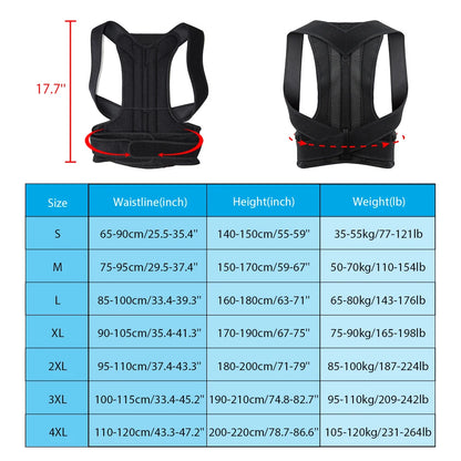 ErgoLift® Adjustable Back Brace Posture Corrector