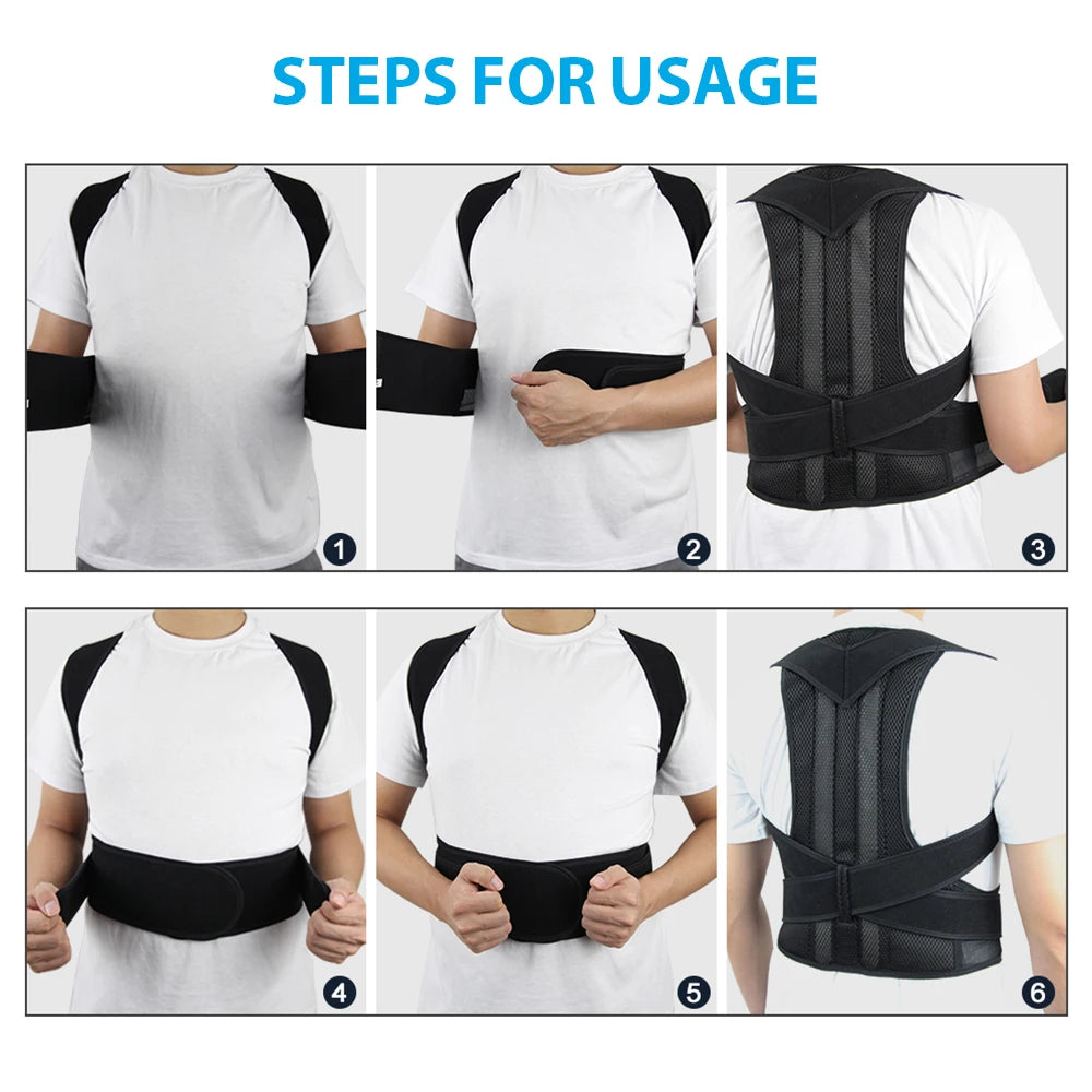 ErgoLift® Adjustable Back Brace Posture Corrector