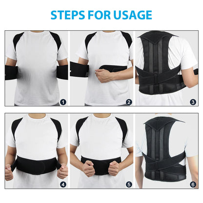 ErgoLift® Adjustable Back Brace Posture Corrector