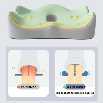 ErgoLift® Memory Foam Seat Cushion & Lumbar Support